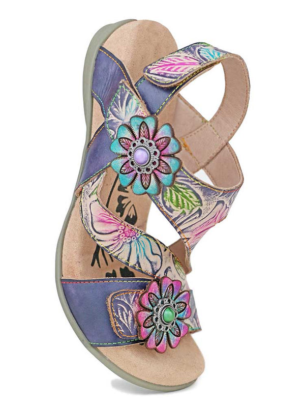 Soleil Boho Leather Sandals