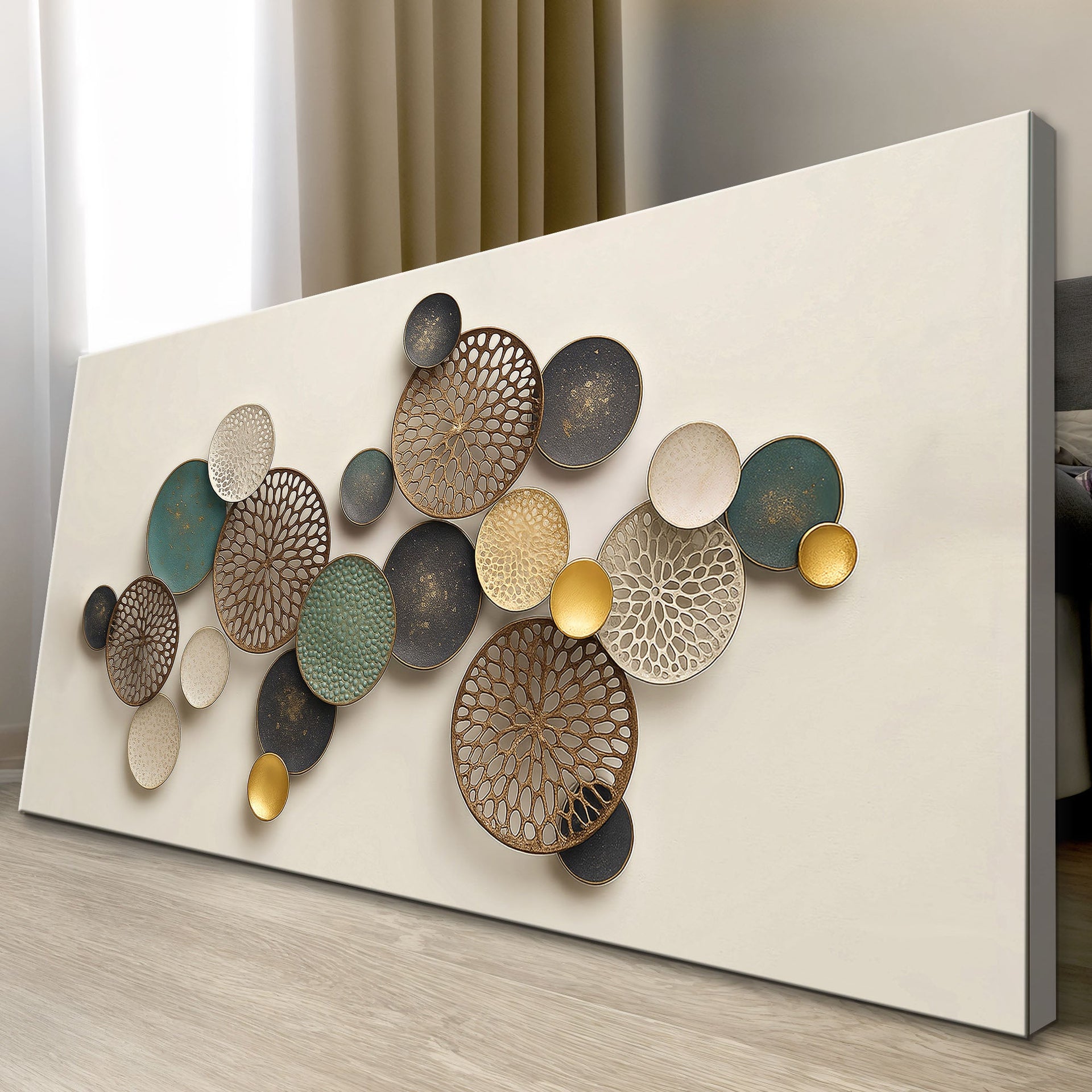 Lotus Leaf Abstract Wall Art II