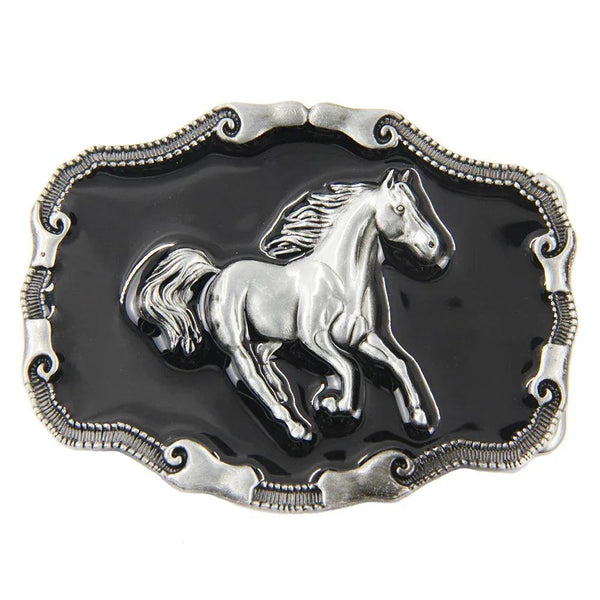 TOPACC Horse Western Cowboy Rodeo Running Belt Buckle - Gifts for You 'n Me