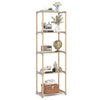 5-Tier Bookshelf with Open Shelves for Home Office and Bathroom-5-Tier