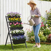 5-Tier Vertical Raised Garden Bed with Drainage Holes for Patio