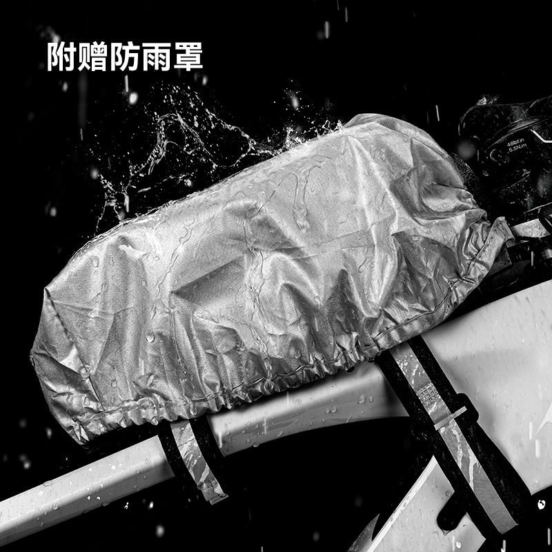 Rainproof Bike Bag For 4-6.5' Front Phone Bag Special PC Hard Shell With Free Rain Cover Motorcycle Bike Accessories  Bike Phone Bag Bike Pouch Top Tube Bag Bicycle Front Frame Bag Waterproof Bike Accessories Bag Phone Holder Compatible With Smartphones