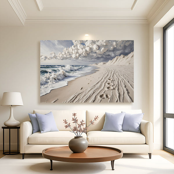 Footprints in the Sand Wall Art Tailored Canvases
