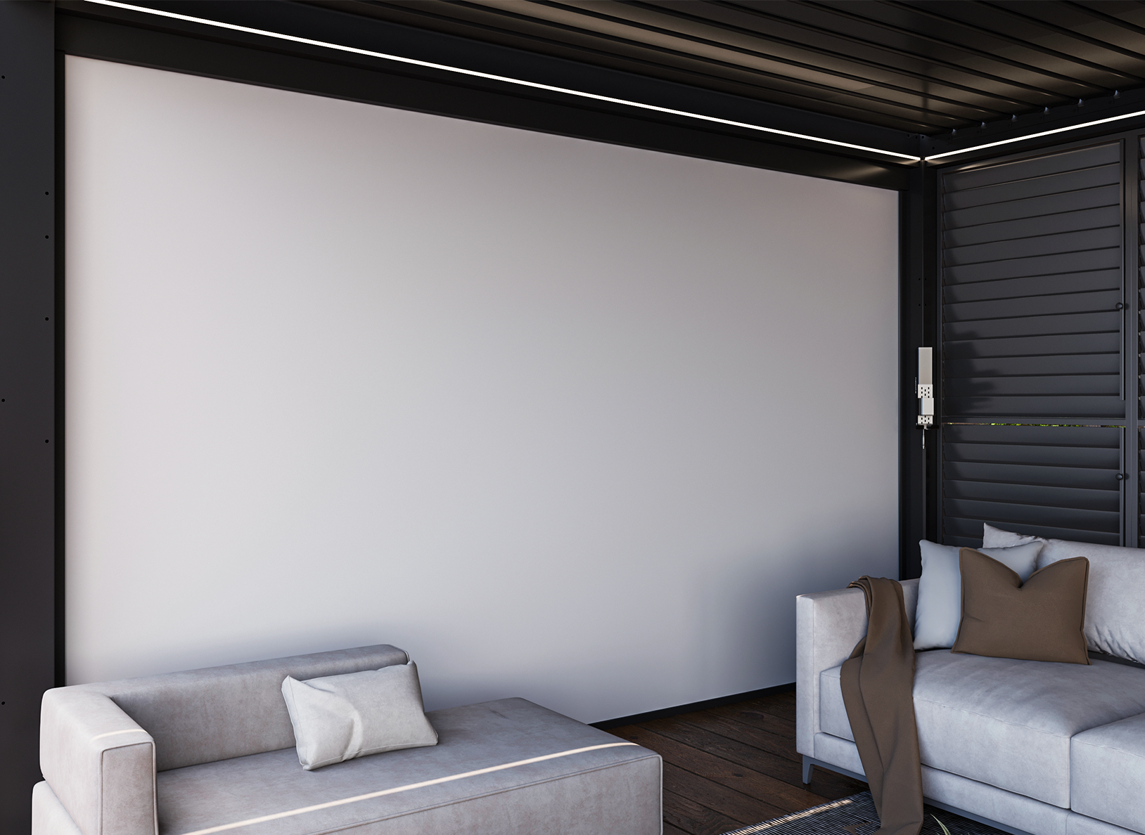 Motorized Projection Screen
