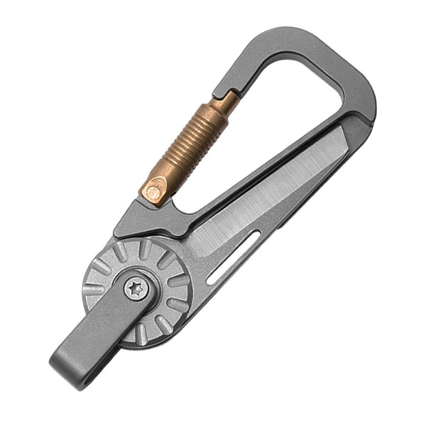 Tactical Multi-Tool Carabiner for Men - Heavy Duty Outdoor Gear Accessory with Bottle Opener & Keychain Hook Wautton Outdoor Gear