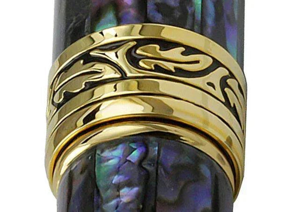 Maestro® Paua Abalone Sea Shell Ballpoint Pen - 18K Gold Plated - Gifts for You 'n Me