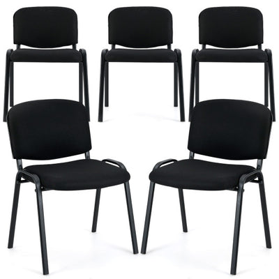 5 Pieces Elegant Conference Office Chair Set for Guest Reception-Set of 5