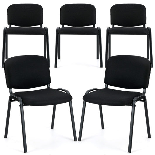 5 Pieces Elegant Conference Office Chair Set for Guest Reception-Set of 5