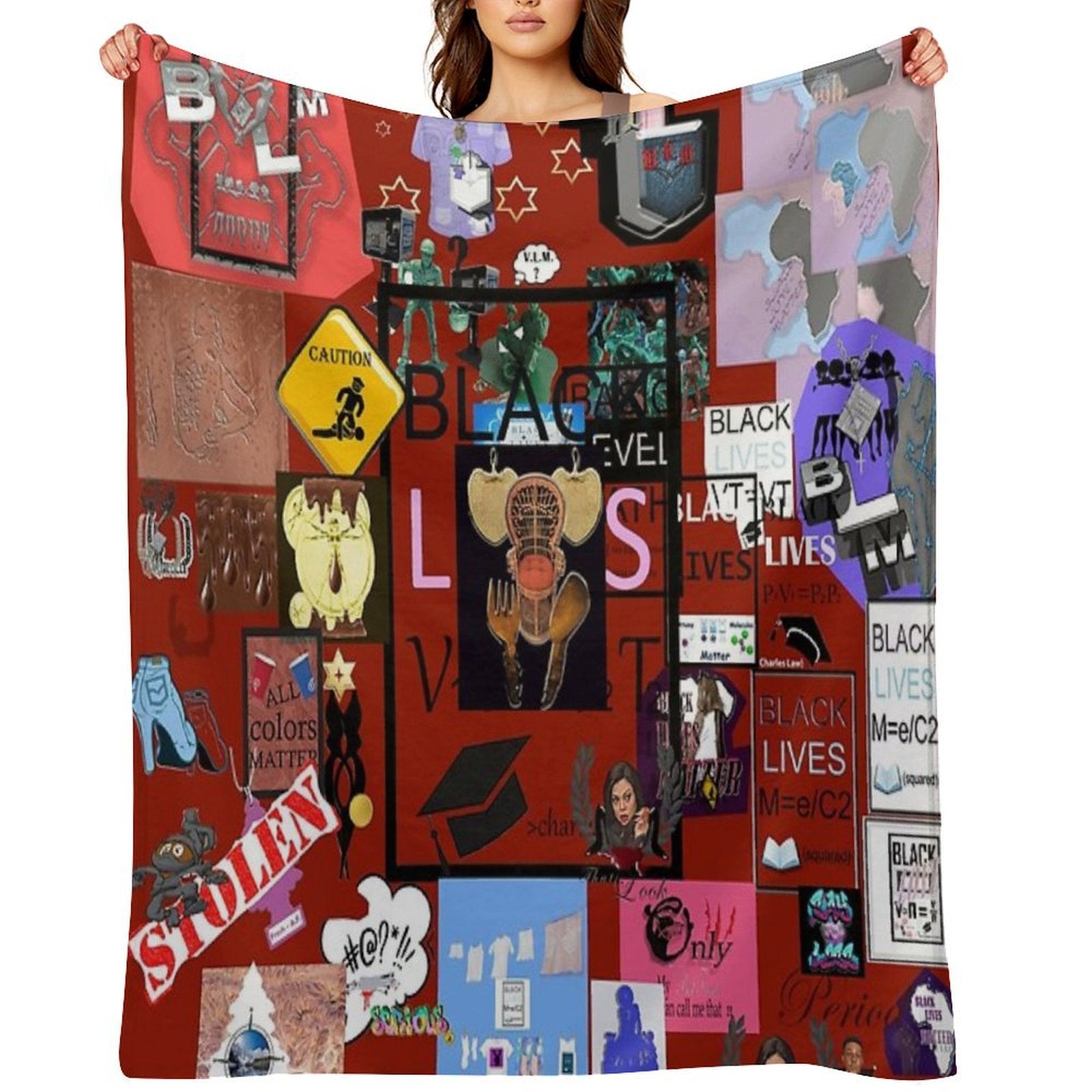 GOODBYE Shrink-resistant Throw Blanket