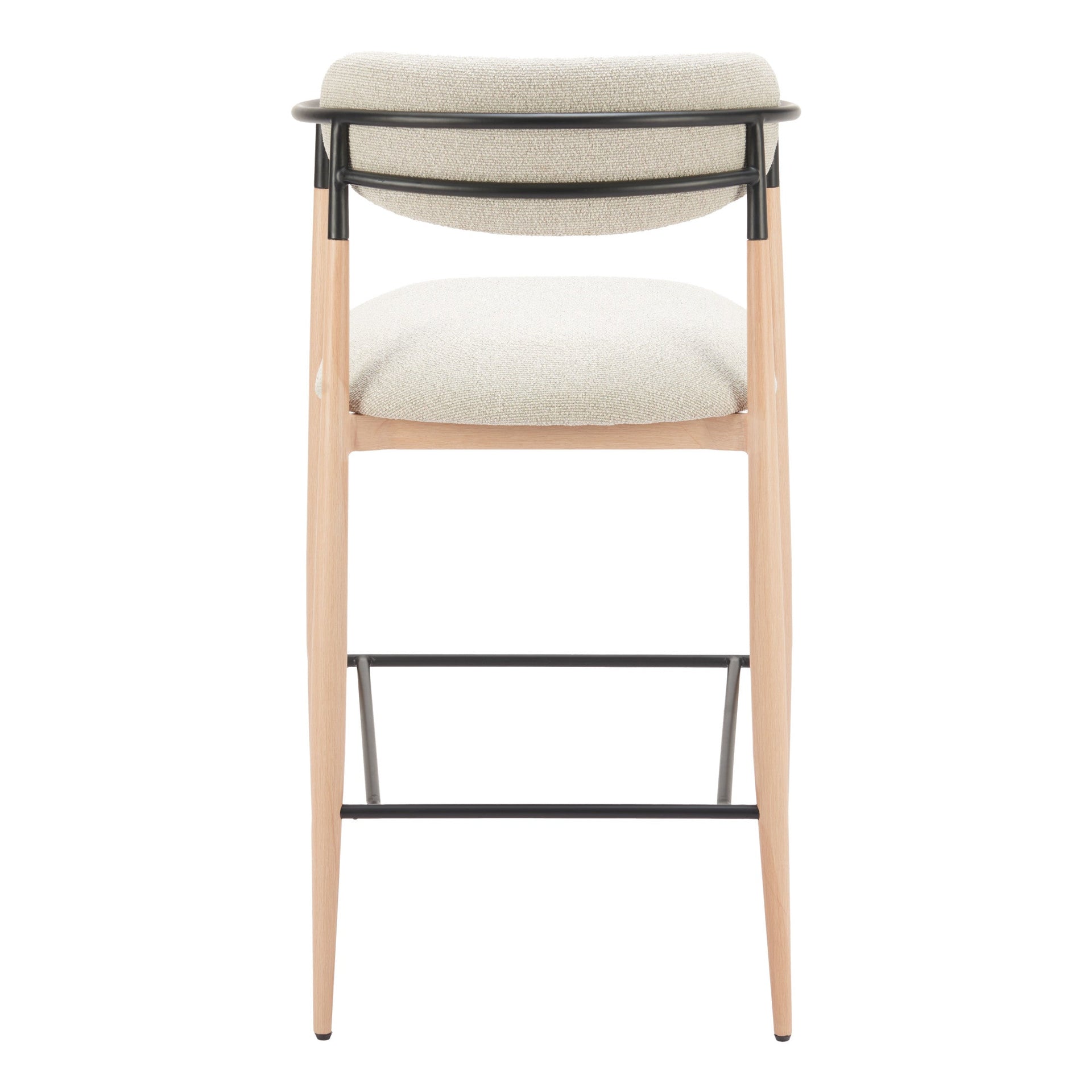 Equinox Barstool Oyster Gray & Natural