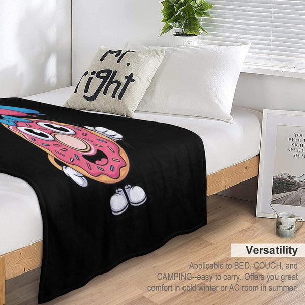 Riding Your Dad's Face Is My Cardio Saying Adult Humor Sustainable Throw Blanket