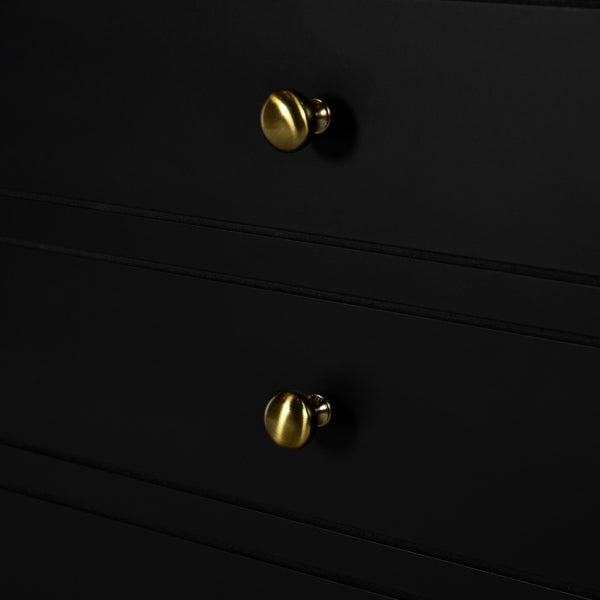 36'' Bathroom Vanity with Ceramic Sink Combo, Solid Wood Frame Bathroom Storage Cabinet, Freestanding Vanity Set with 2 Drawers& Soft Closing Doors, Black