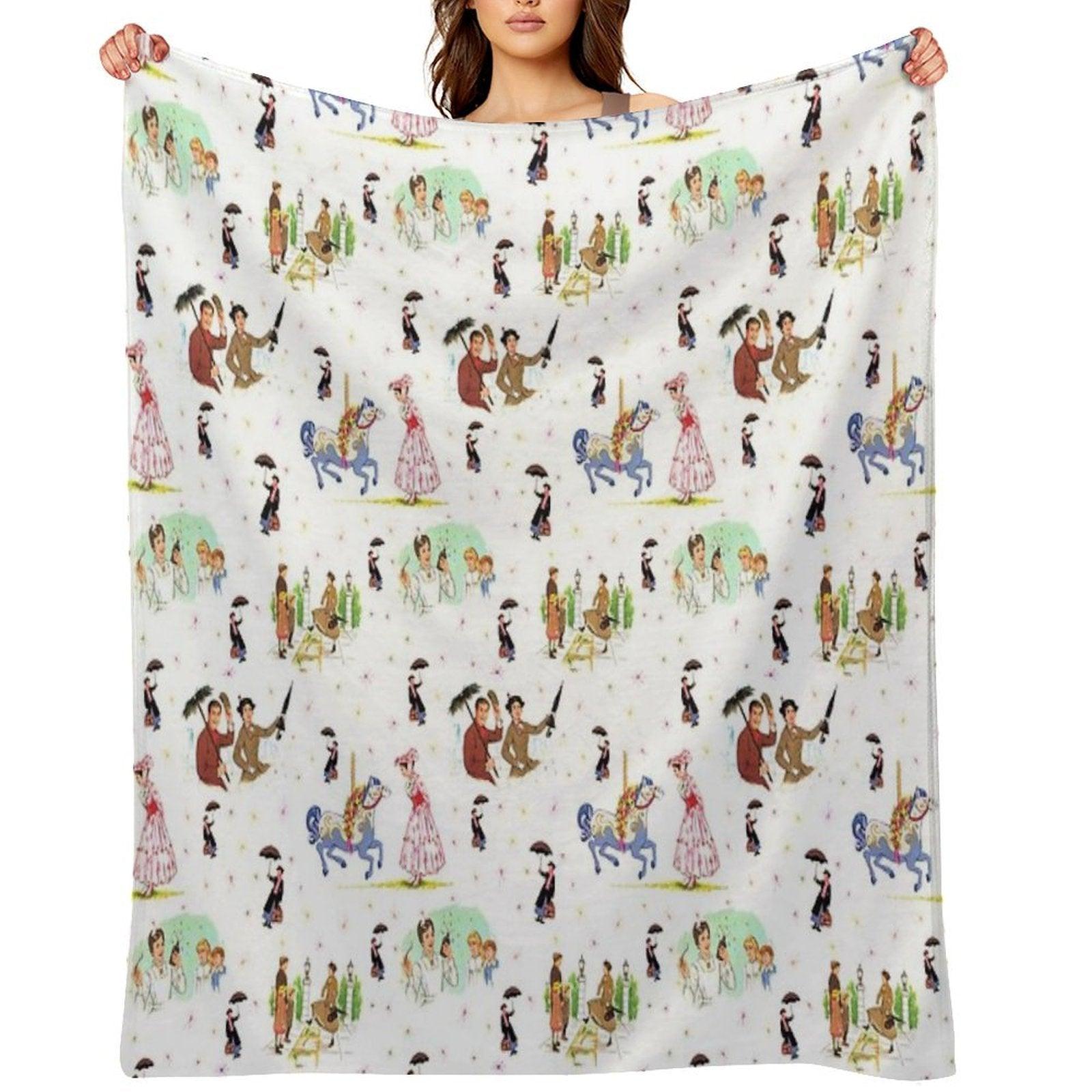 Mary Poppins IX Throw Blanket