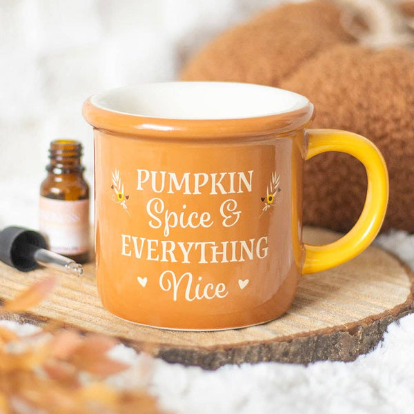 Pumpkin Spice Mug Autumn Oil Burner and Wax Warmer