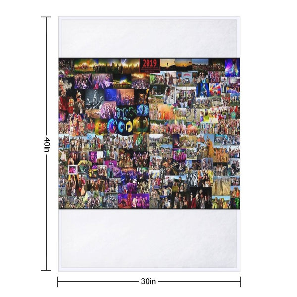 Maui Waui Full 2019 Montage Gift-ready Throw Blanket
