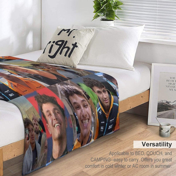 Lando Norris Throw Blanket