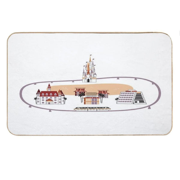 Monorail Loop Bath Mat