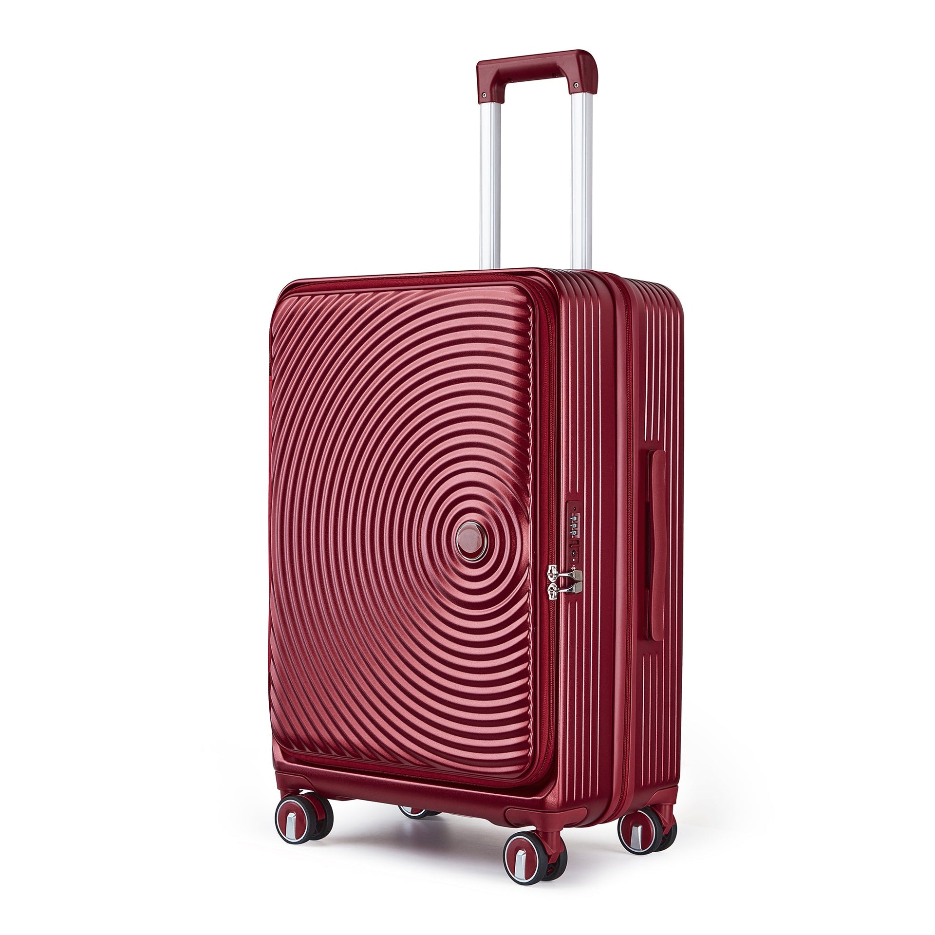 Luggage Sets 3 Piece(20/24/28), Expandable Carry On Luggage with TSA Lock Airline Approved, 100% PC Hard Shell and Lightweight Suitcase with Front Pocket and Spinner Wheels