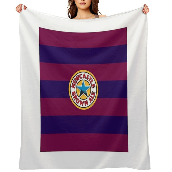 Newcastle Vintage 1996 Away Football Shirt Retro Quick-dry Throw Blanket