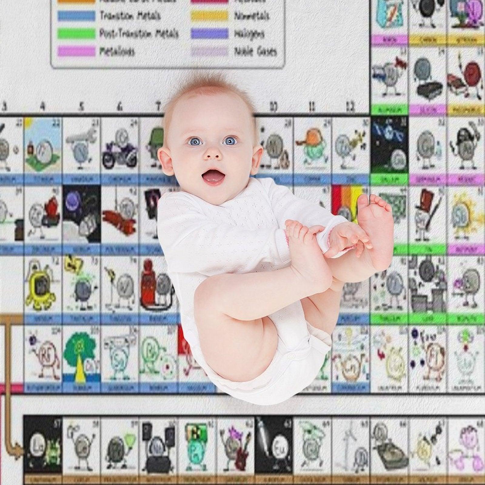 The Illustrated Periodic Table Throw Blanket