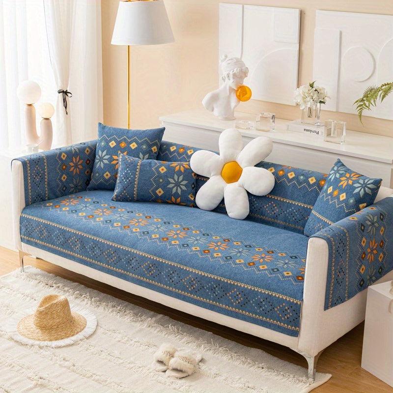 Stylish Bohemian Chenille Slipcovers for Couches