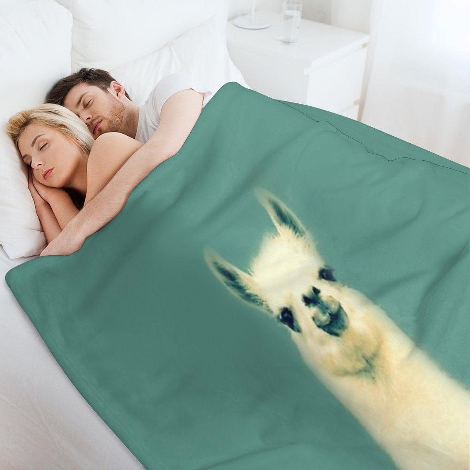 Llama Throw Blanket
