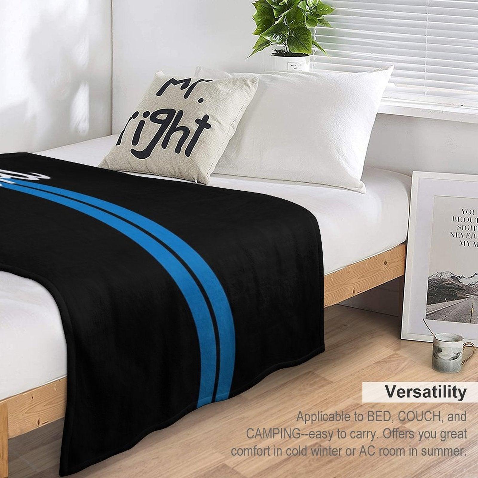 Retro Ford Stripes Throw Blanket