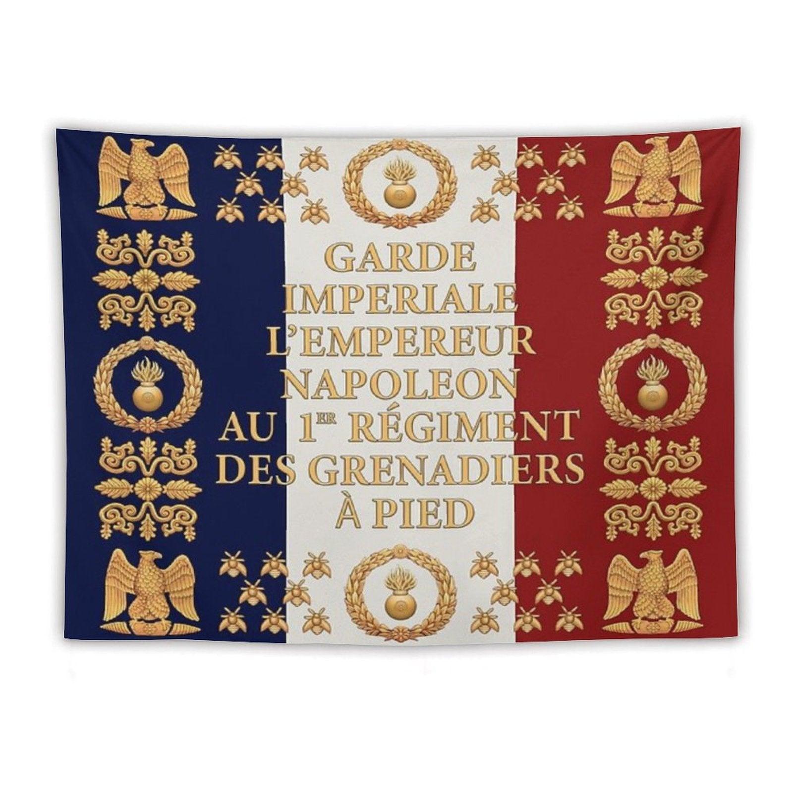 Napoleonic French 1er Garde Imperiale Flag Tapestry