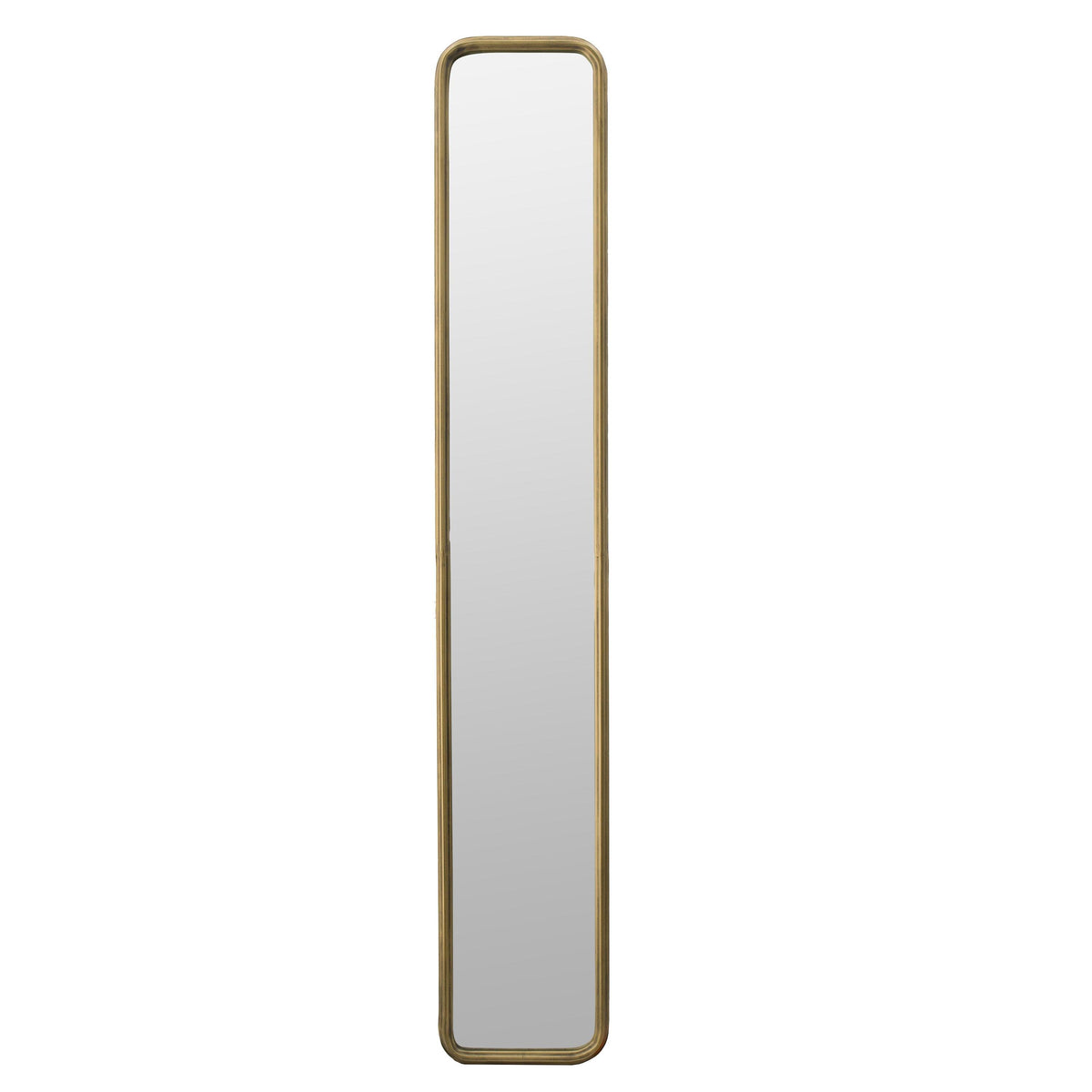Gold Narrow Slim Full-Length Wall Mirror