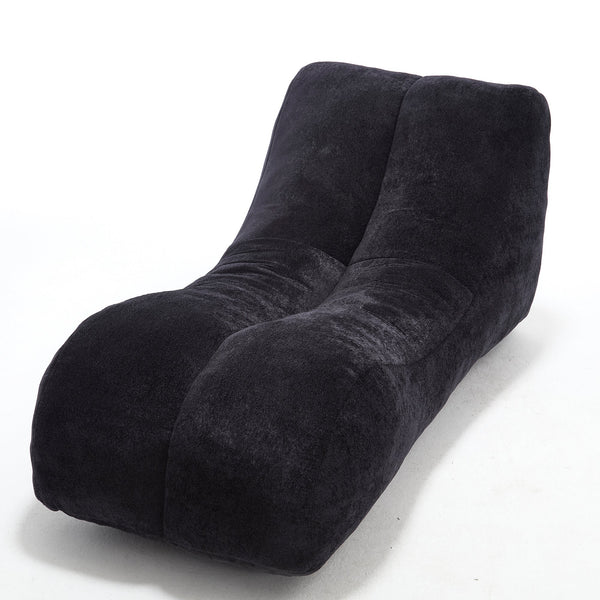 Black Bean Bag Sofa‑Lounger