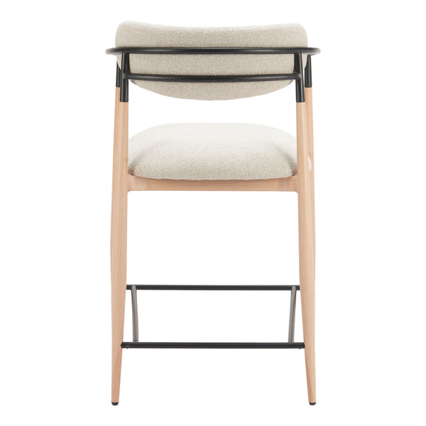 Equinox Counter Stool Oyster Gray & Natural