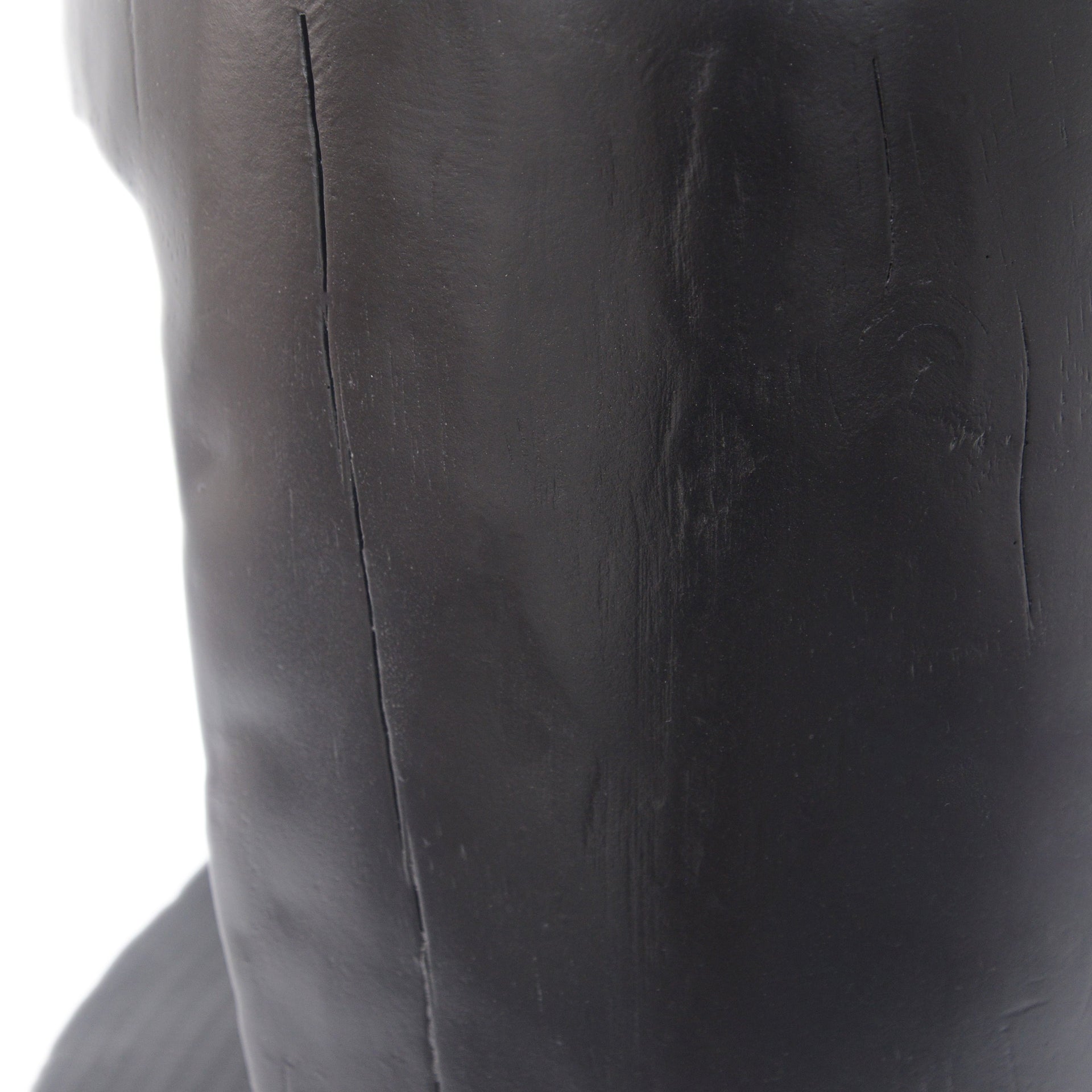 MGO Hollow Side Table with Wood-like Texture