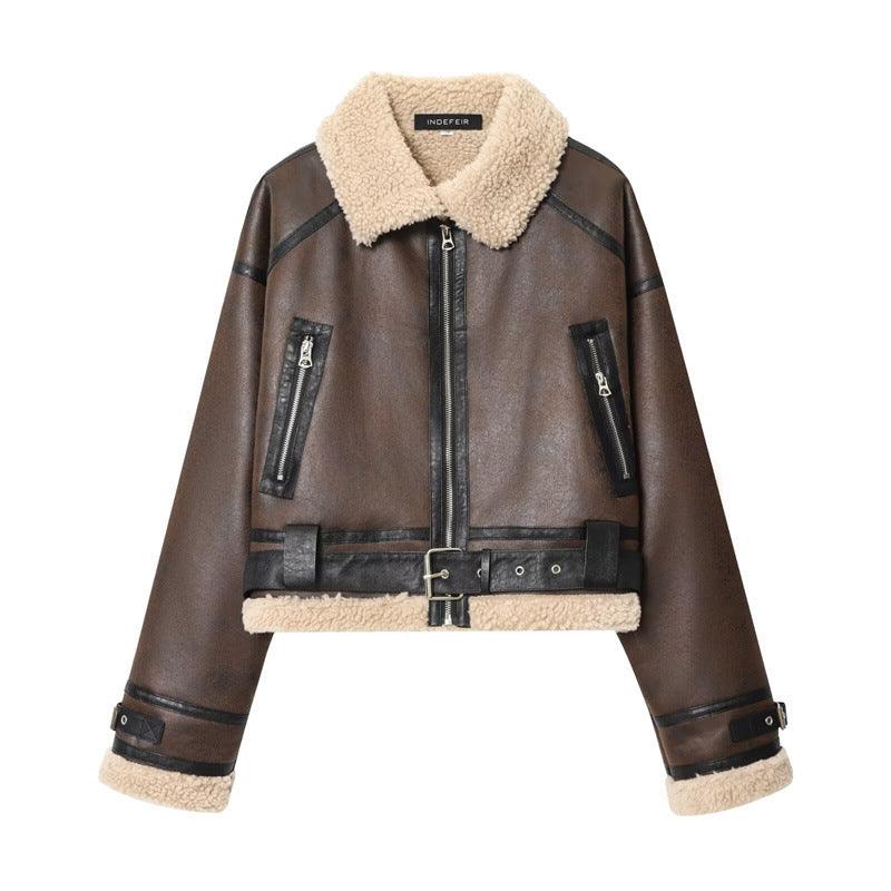 Women's Street Fashion Reversible Short Jacket