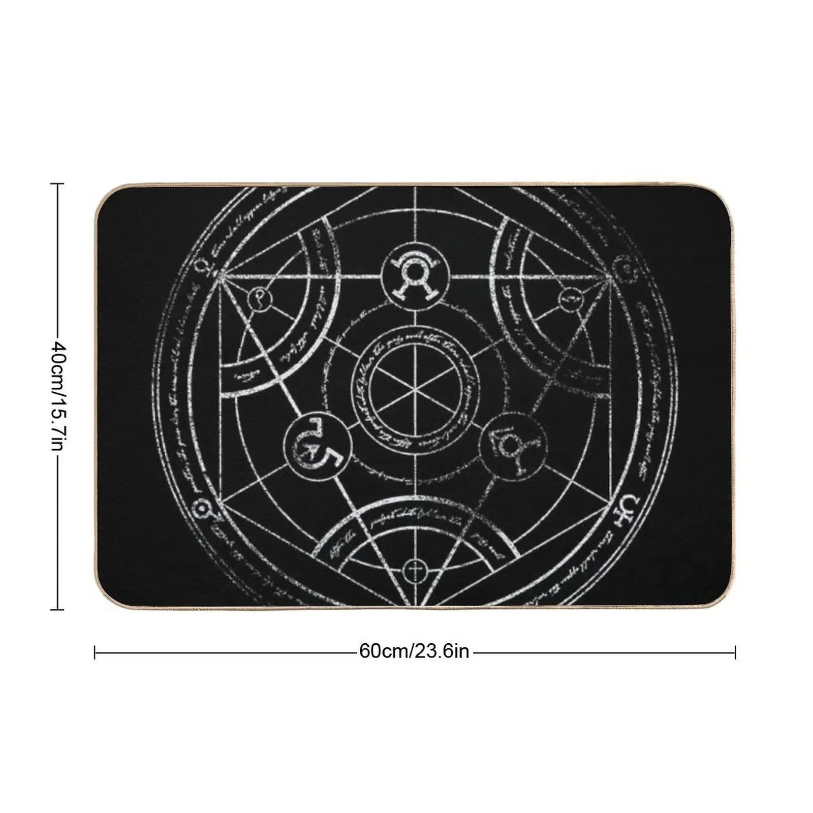 Human Transmutation Circle - Chalk Bath Mat