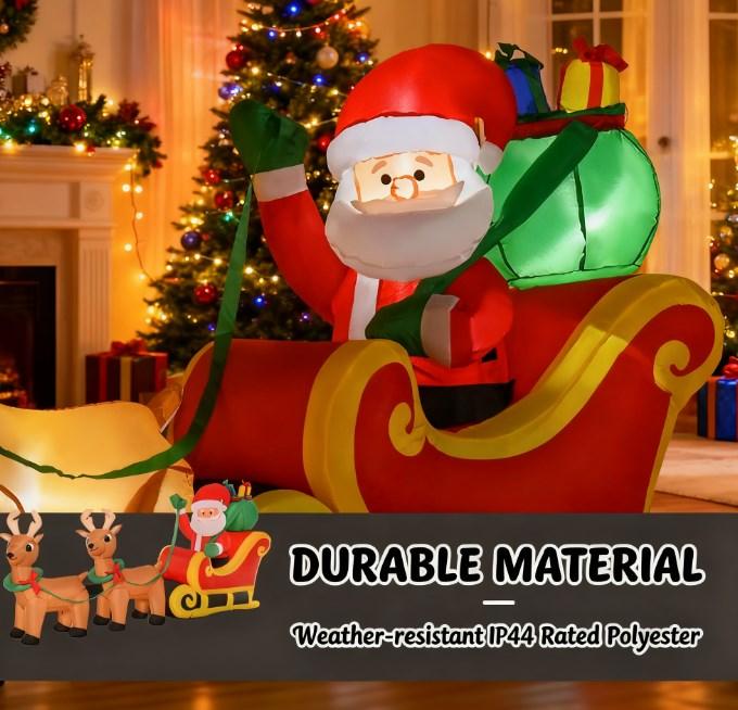 Outdoor Blow-Up Yard Decoration with LED Lights