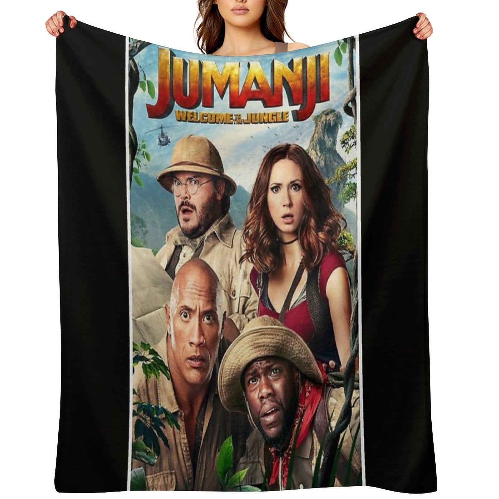 Jumanji Easy Care Throw Blanket