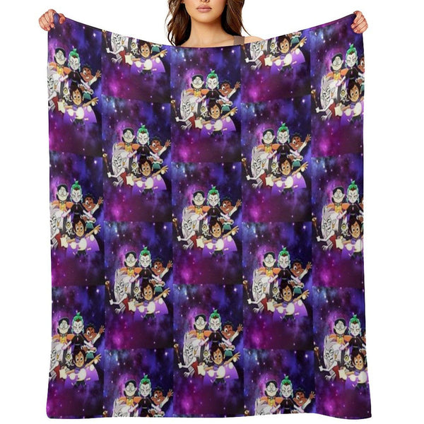 The Owl House Team Throw Blanket