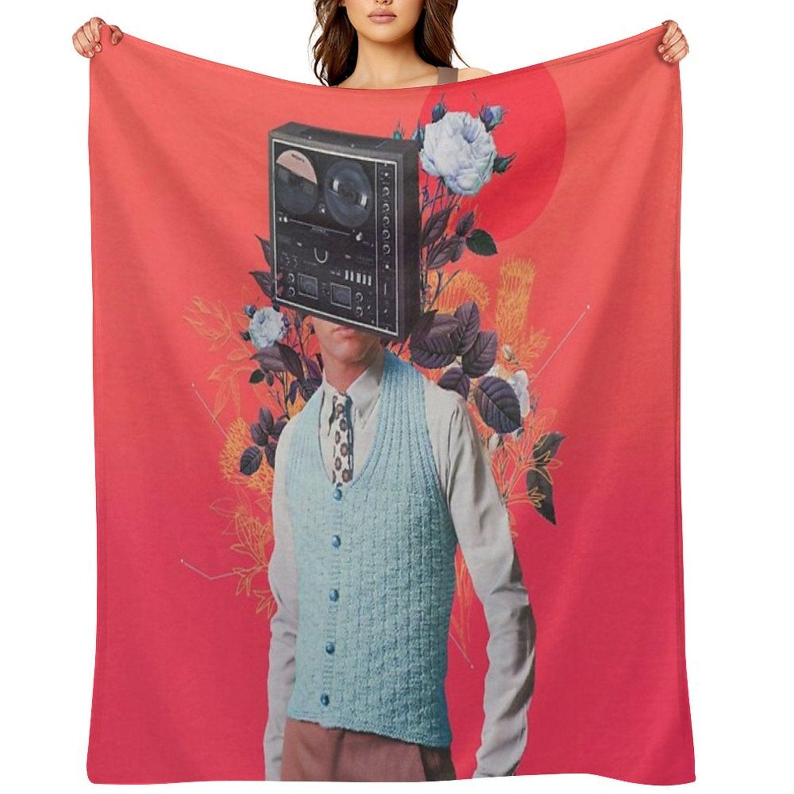 Phonohead Throw Blanket