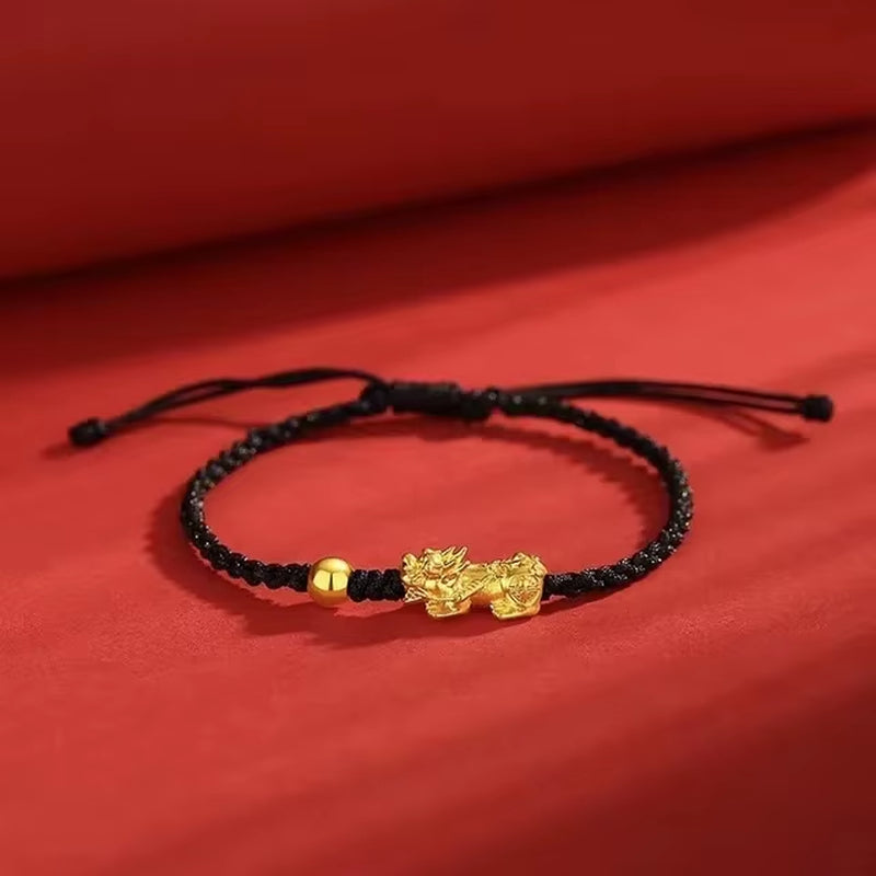 Gold Pi Xiu Wealth Bracelet GOODSPHORIA.COM