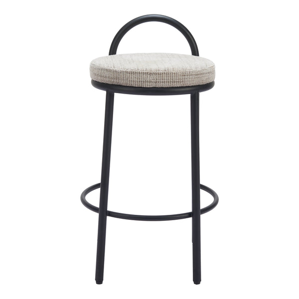 Sisal Counter Stool (Set of 2) Beige Tweed