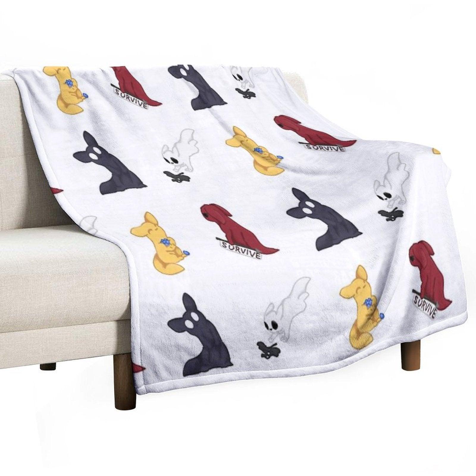 Rain World Slugcats Throw Blanket