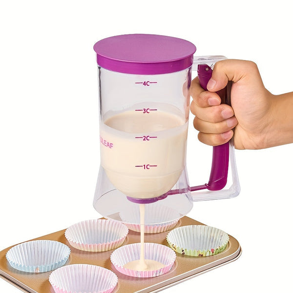 Cupcake Batter Separator And Dispenser - Handheld Funnel Measuring Cup Tool For Mess-Free Baking DSers Fulfillment