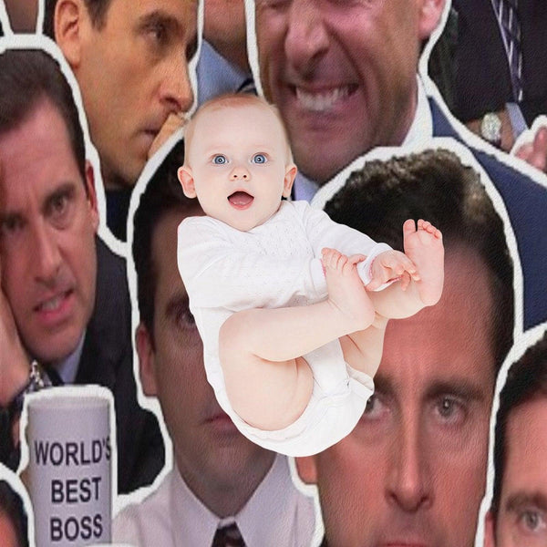 Michael Scott - The Office Collage Throw Blanket