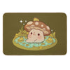 Cute Mushroom in A Frog Pond Bath Mat