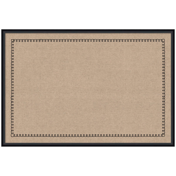 Pinboard Black Scallop Print