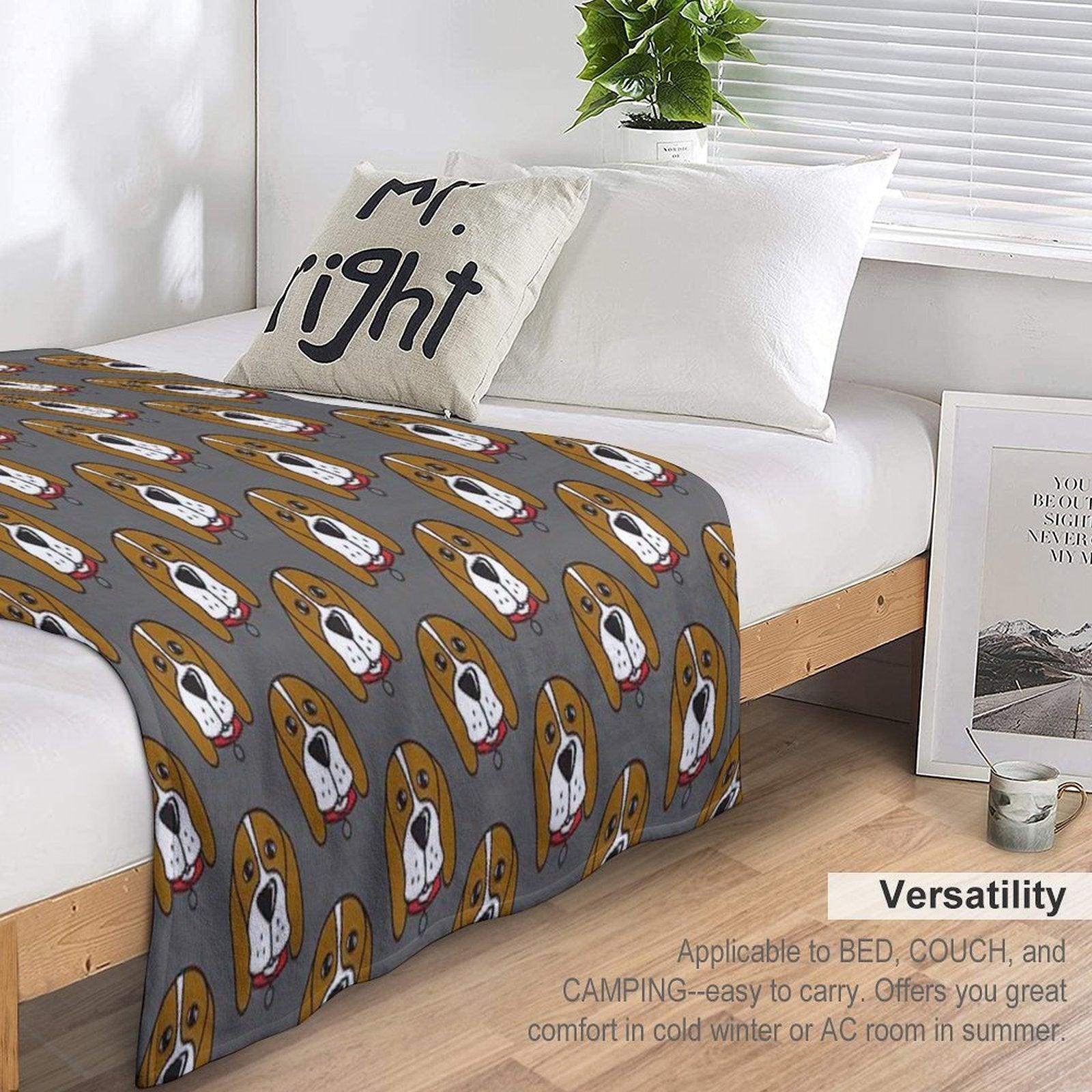 Beagle Rescue Victoria Merch! Throw Blanket