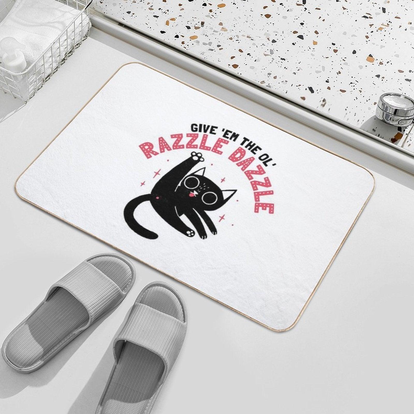 The Ol' Razzle Dazzle  Easy Maintenance Bath Mat