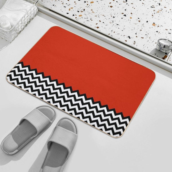 Black Lodge (Twin Peaks) Inspired Graphic  Easy To Clean Bath Mat