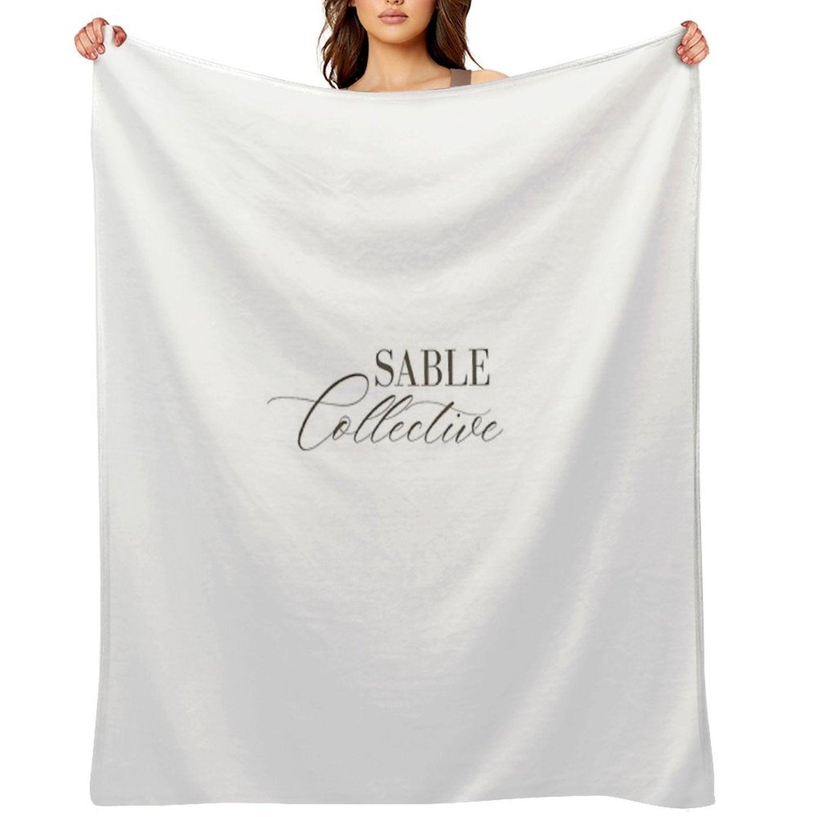 Sable Collective Logo Throw Blanket