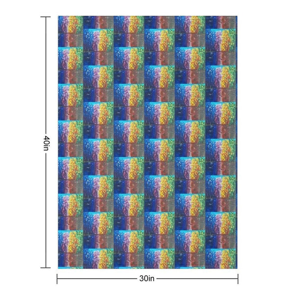 Chromatic Reflections Throw Blanket